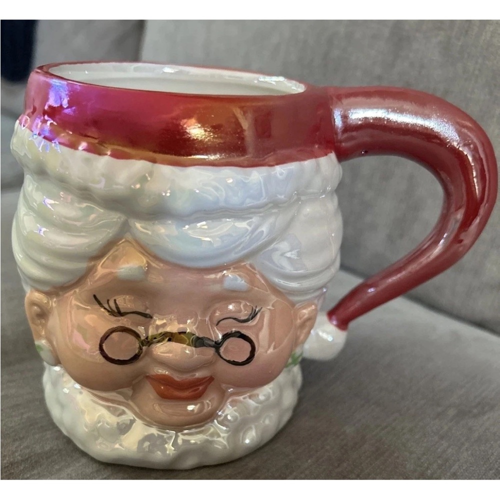 MRS. CLAUS Ceramic Christmas Coffee Cocoa Tea Mug Cup~ Boston Ware